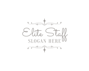 Elite Elegant Wedding logo design