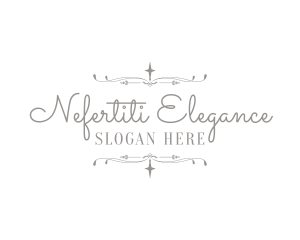 Elegant Wedding Styling logo design