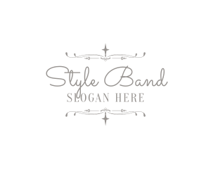 Elegant Wedding Styling logo design