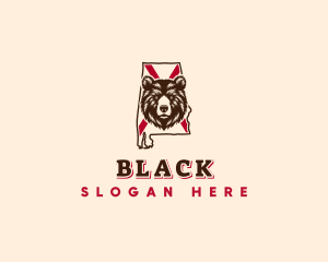 Alabama Black Bear logo design