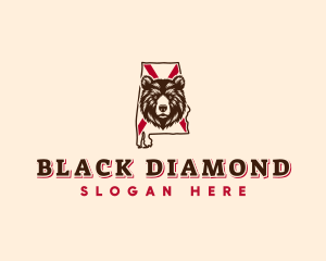 Alabama Black Bear logo design