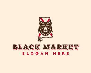 Alabama Black Bear logo design