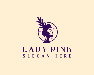 Lady Hair Beauty logo design