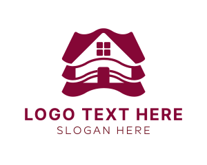 Roof - Red Roof House logo design