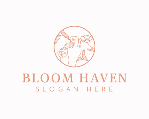 Natural Floral Boutique logo design