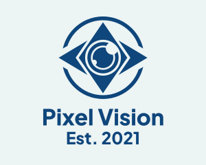Visual - Compass Visual Surveillance logo design