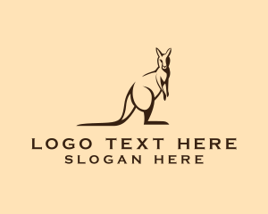 Aussie - Kangaroo Nature Conservation logo design