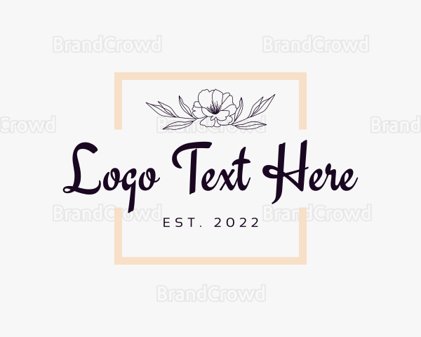 Elegant Floral Business Logo