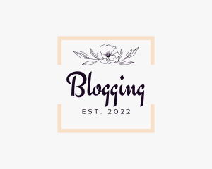 Event Styling - Elegant Floral Business logo design