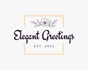 Elegant Floral Business  logo design