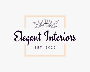 Elegant Floral Business  logo design