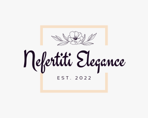 Elegant Floral Business  logo design