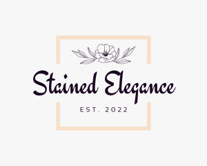 Elegant Floral Business  logo design