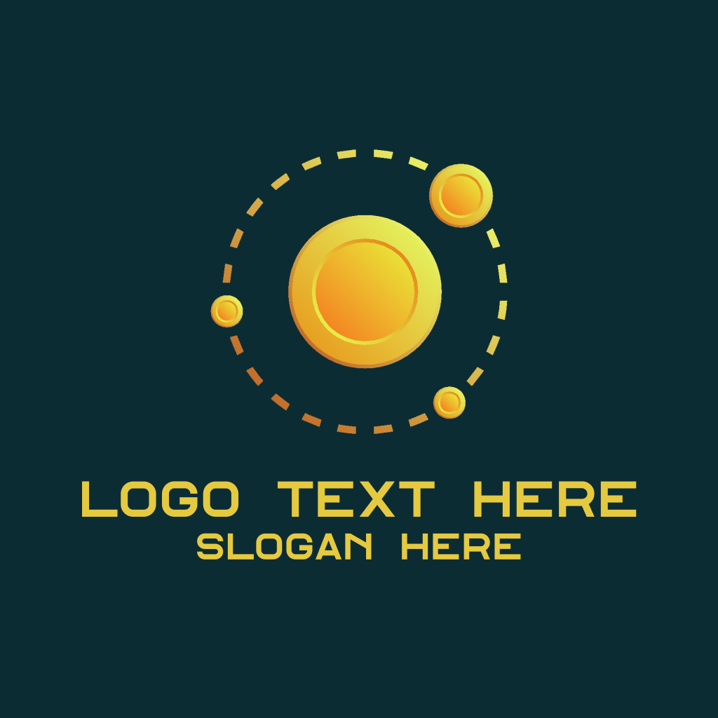 Gold Coin Orbit Logo | BrandCrowd Logo Maker