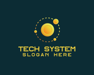 Coin Solar System logo design