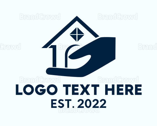 Hand House Real Estate Listing Logo