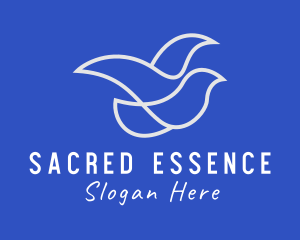 Dove Peace Christianity logo design