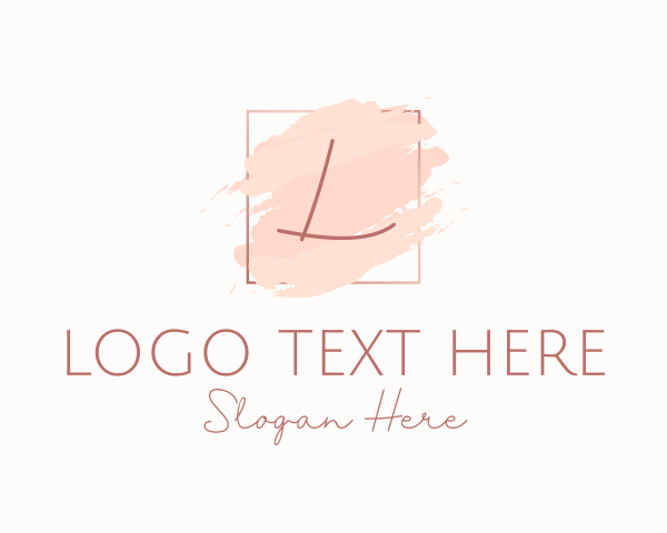 Paint - Watercolor Signature Beauty logo design