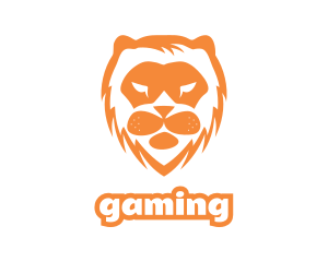 Abstract Lion Face Logo