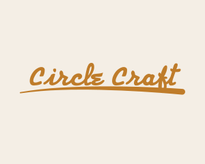 Funky Cursive Brand logo design