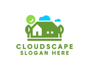 Clouds - Nature House Realty logo design