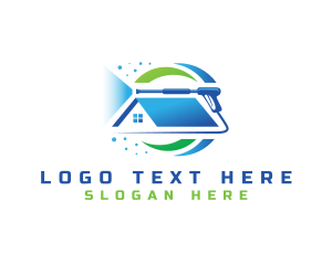 Sanitary - Pressure Wash House logo design