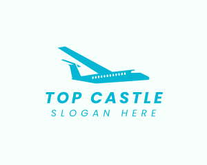 Logistics Transport Plane Logo