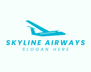 Airliner - Logistics Transport Plane logo design