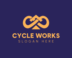 Cycle - Loop Infinity Symbol logo design