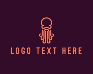 Aquarium - Sea Octopus Tentacles logo design