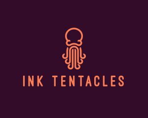 Tentacles - Sea Octopus Tentacles logo design