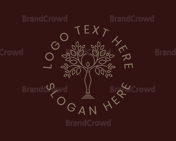 Organic Tree Woman Logo