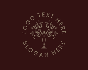 Organic Tree Woman Logo