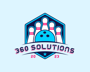 Bowling Sports Championship logo design