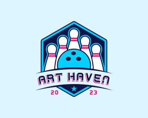 Bowling Sports Championship logo design