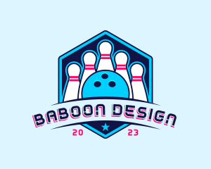 Bowling Sports Championship logo design