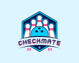 Bowling Sports Championship logo design