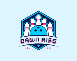 Bowling Sports Championship logo design