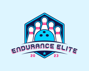 Bowling Sports Championship logo design