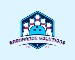 Bowling Sports Championship logo design