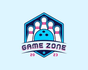 Bowling Sports Championship logo design