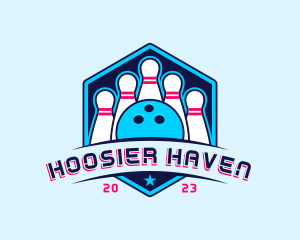 Bowling Sports Championship logo design