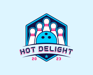 Bowling Sports Championship logo design