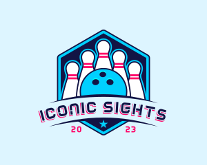 Bowling Sports Championship logo design