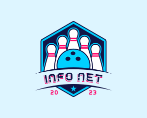 Bowling Sports Championship logo design