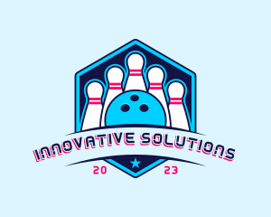 Bowling Sports Championship logo design