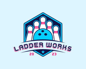 Bowling Sports Championship logo design