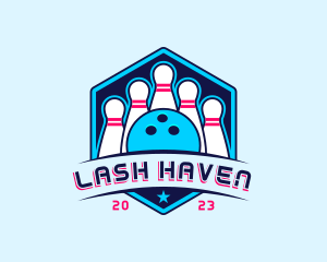 Bowling Sports Championship logo design