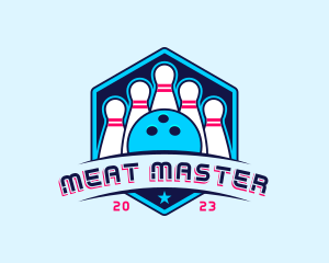 Bowling Sports Championship logo design