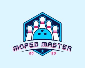 Bowling Sports Championship logo design